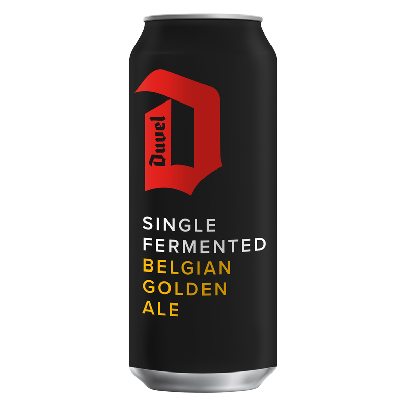 Duvel Single Fermented Belgian Golden Ale 4pk 16oz Can 6.8% ABV