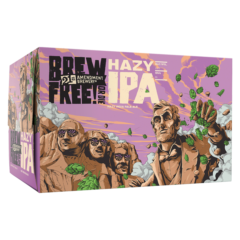 21st Amendment Brew Free or Die Hazy IPA 6pk 12oz Can 6.5% ABV