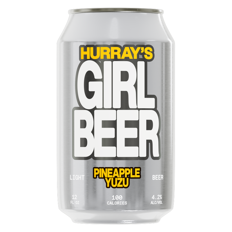 Hurray's Girl Beer Pineapple Yuzu Light Beer 6pk 12oz Can 4.2% ABV