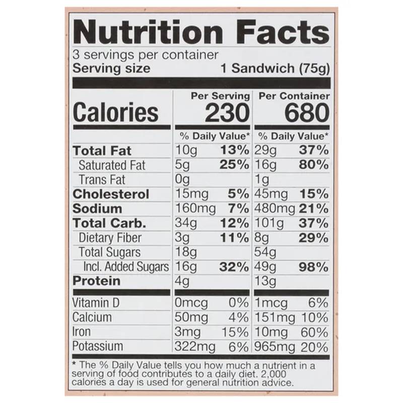 Jeni's Chocolate Silk Pie Ice Cream Sandwiches 3ct