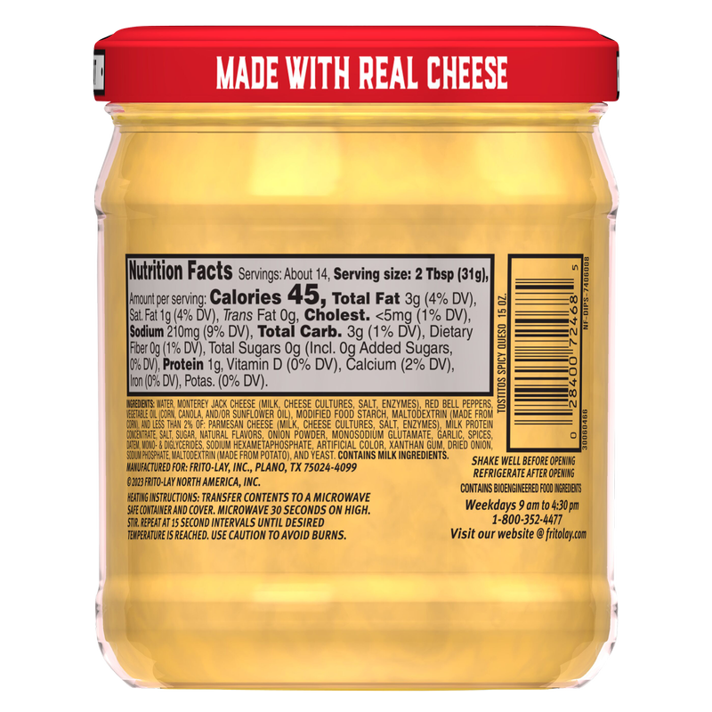 Tostitos Spicy Queso Dip 15oz
