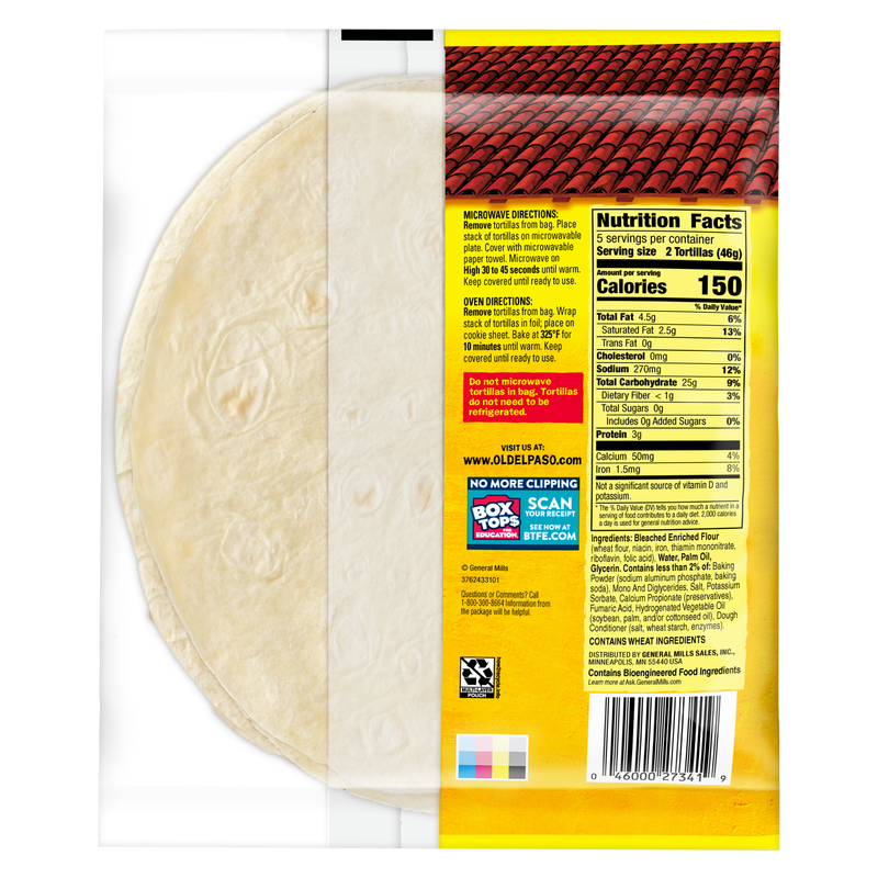 Old El Paso Soft Flour Tortillas 6" 10 ct