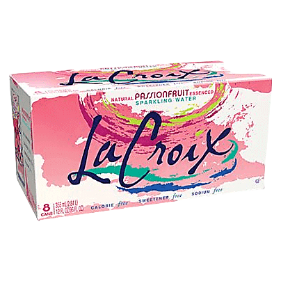 La Croix Passionfruit Sparkling Water 8pk 12oz