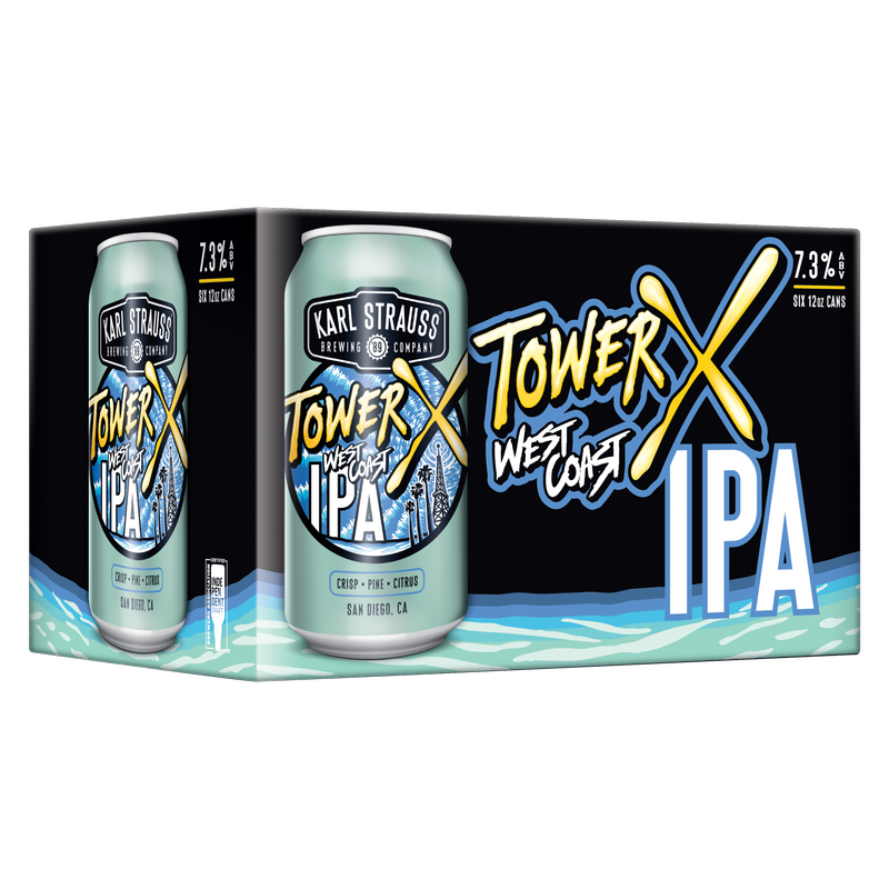 Karl Strauss X Tower 6PKC 12OZ