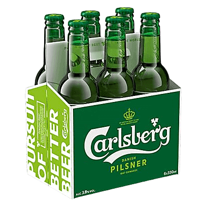 Carlsberg 6pk 11.2oz Btl