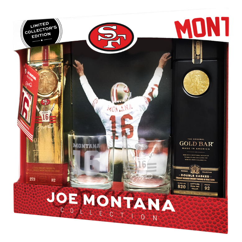 Gold Bar Joe Montana Gift 750ml Bottle