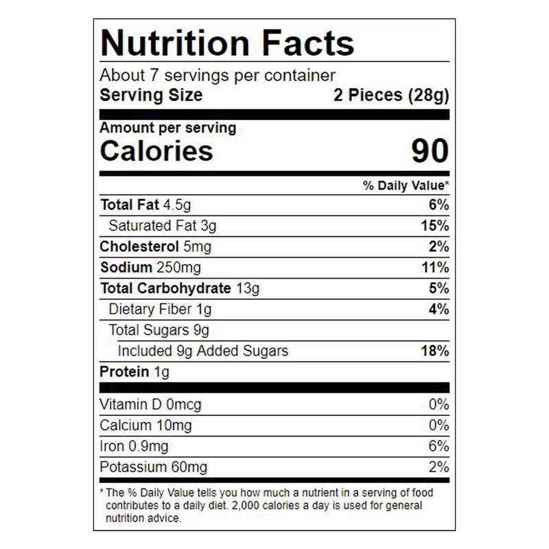 Sanders Peppermint Dark Chocolate Sea Salt Caramels 7oz