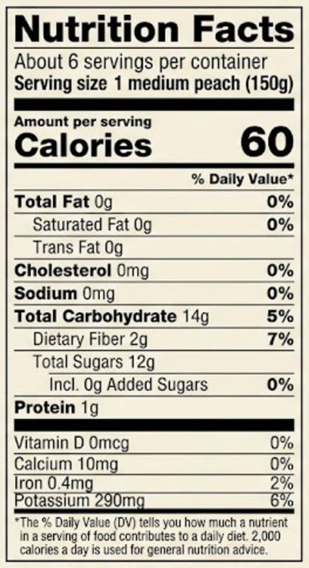 Peaches - 2lbs