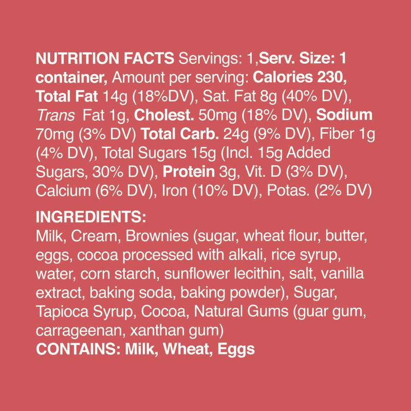 Salt & Straw Chocolate Gooey Brownie Ice Cream 3.6oz