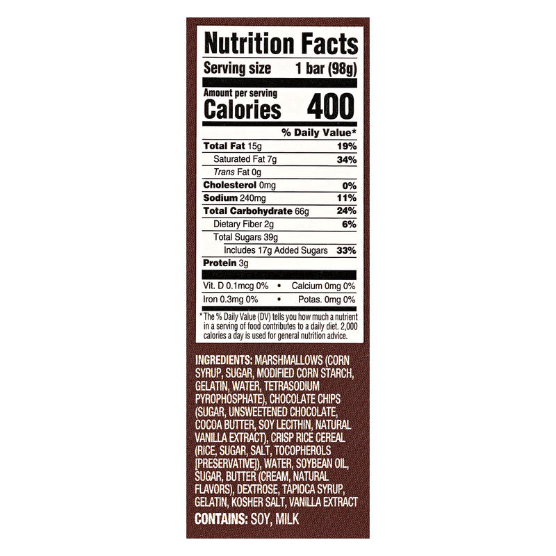 The Gopuff S'mores Crispy Treat Bar 3.5oz