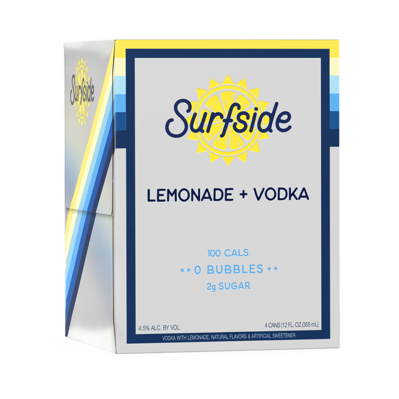 Surfside Lemonade + Vodka 4pk 12oz Cans 4.5% ABV