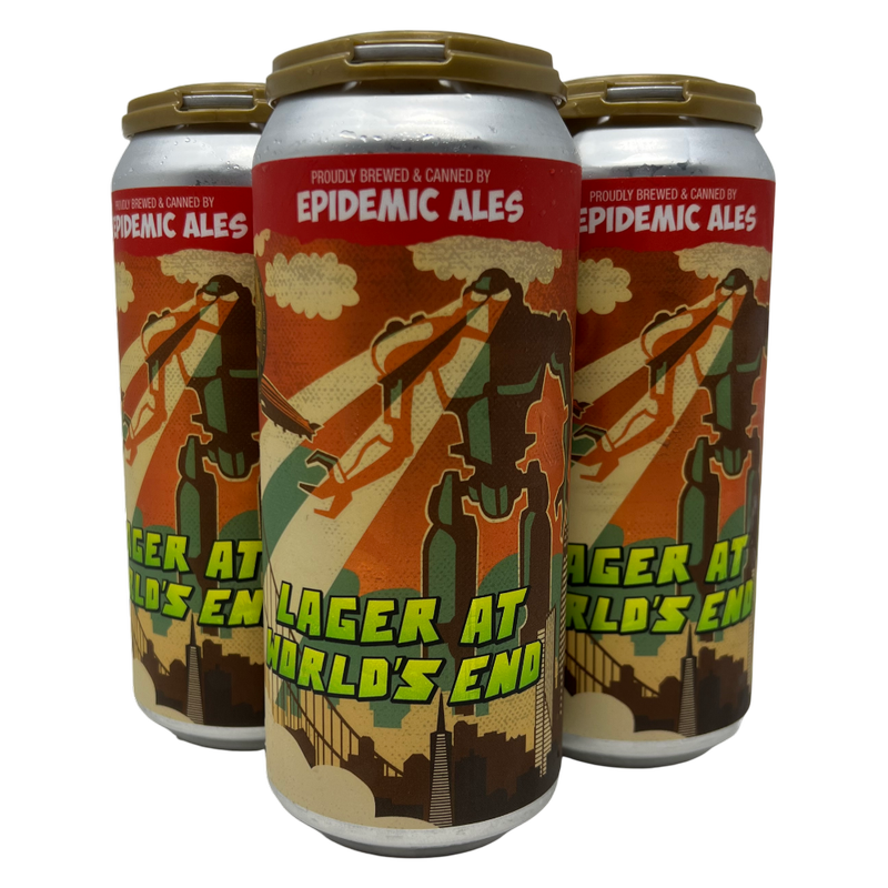 Epidemic Ales Lager At Worlds End (4PKC 16OZ) (4PKC 16 OZ)