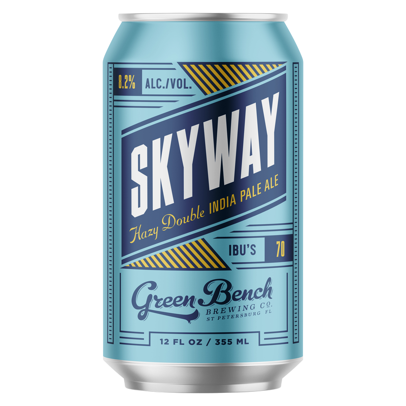 Green Bench Skyway Hazy DIPA 4pk 12oz Can 8.2% ABV