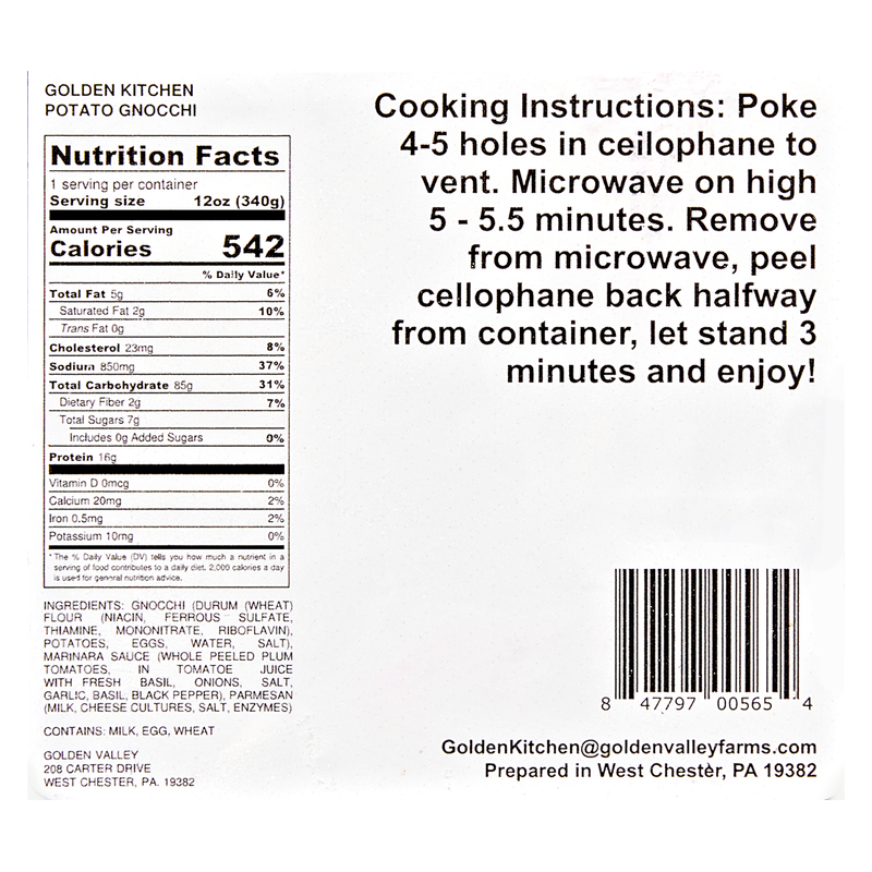 Golden Kitchen Gnocchi