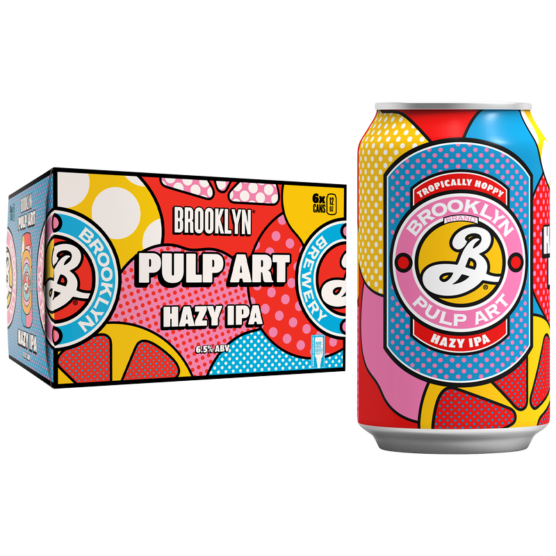 Brooklyn Brewery Pulp Art Hazy IPA 6pk 12oz Can 6.5% ABV