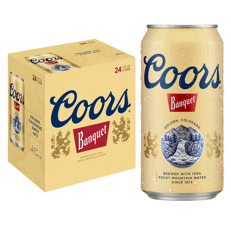 Coors Banquet 24pk 12oz Can 5.0% ABV