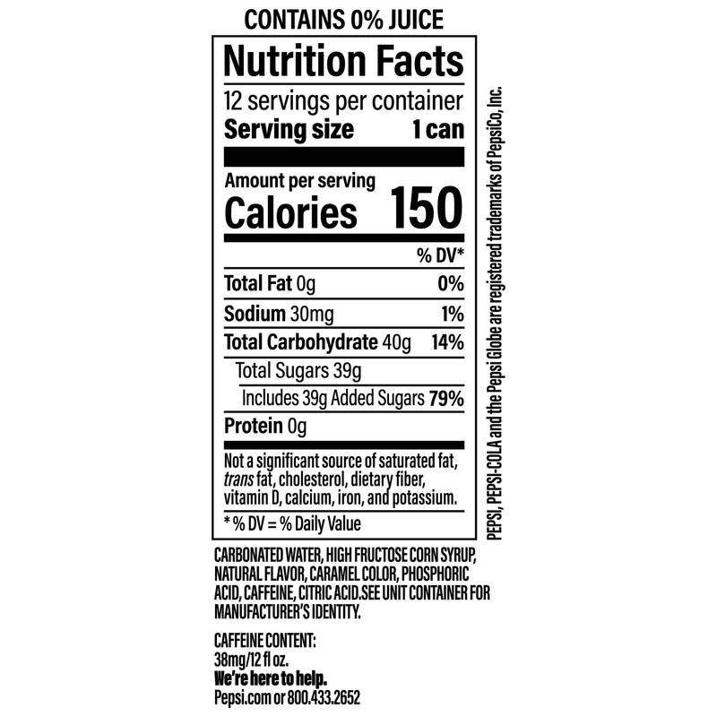 Pepsi Lime 12oz 12pk Can