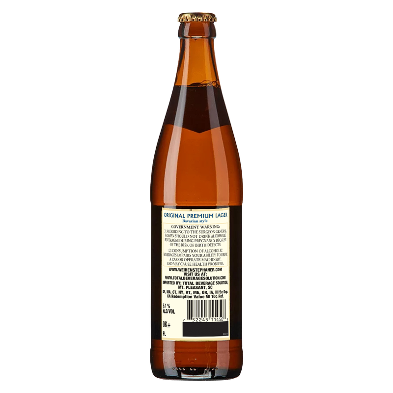 Weihenstephaner Original Premium Single 16.9oz Btl