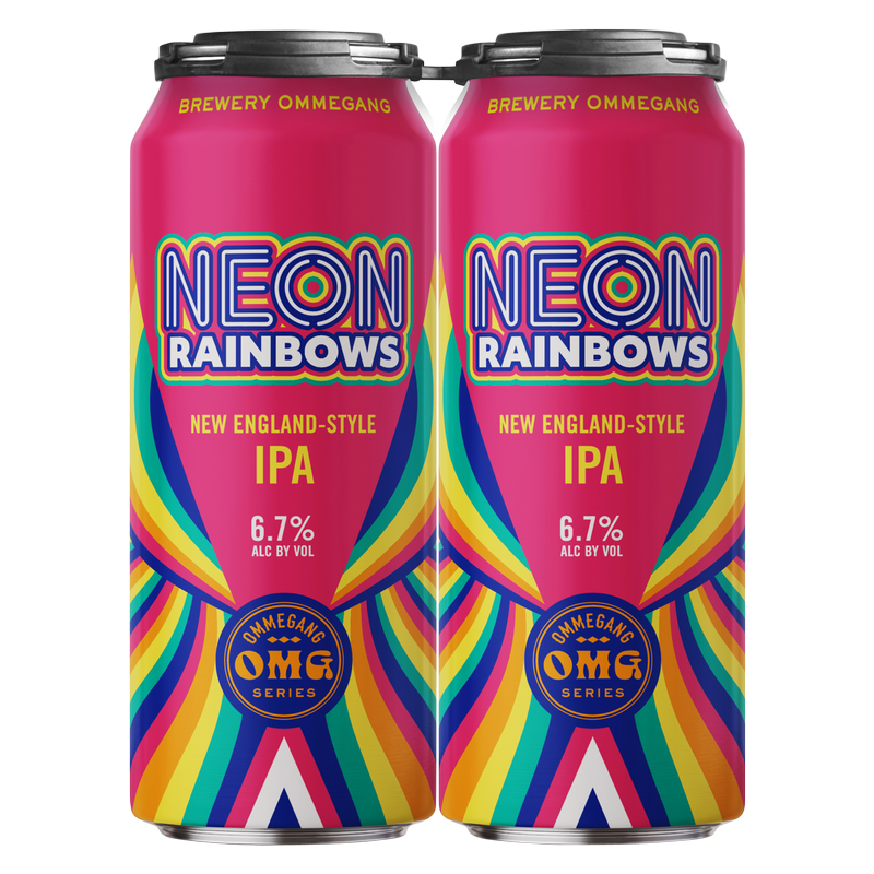 Ommegang Neon Rainbows IPA 4pk 16oz Can