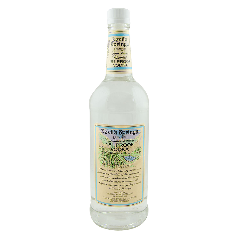 Devil Springs 151pf Vodka 1L