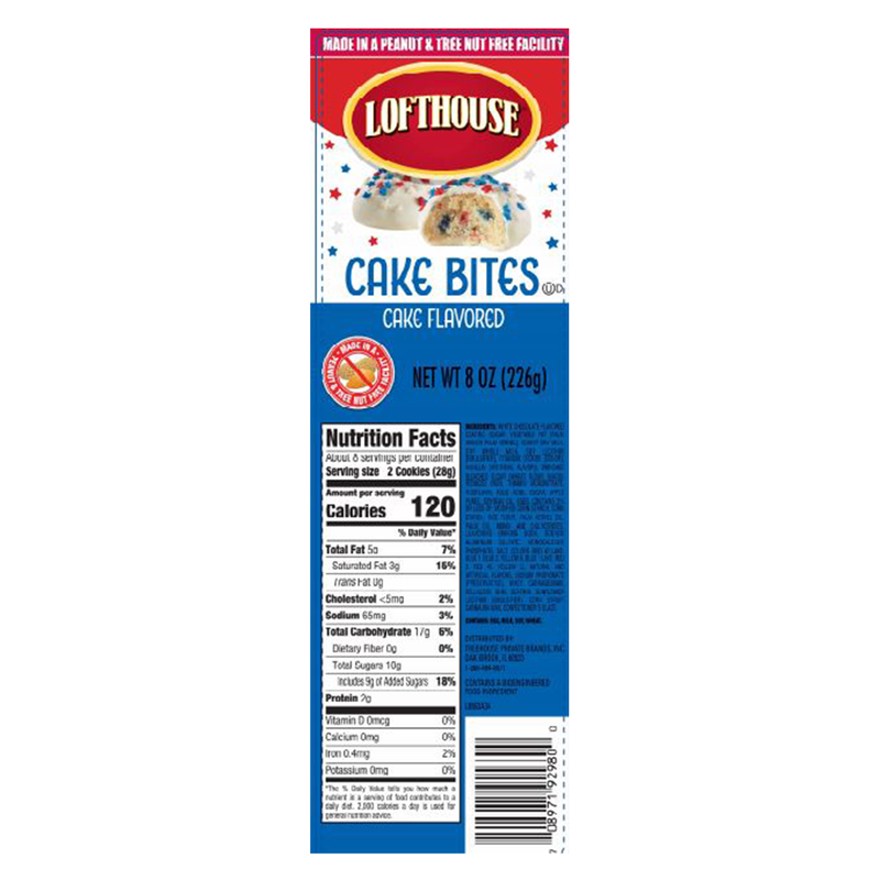 Lofthouse Patriotic Cake Bites 8oz