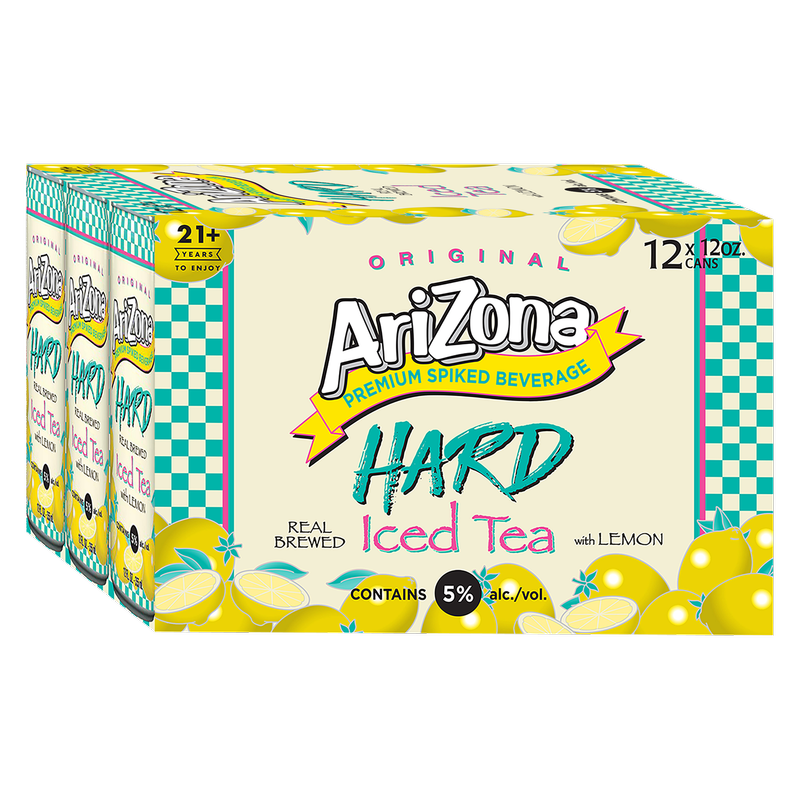 Arizona Hard Lemon Tea 12pk 12oz Cans 5.0% ABV