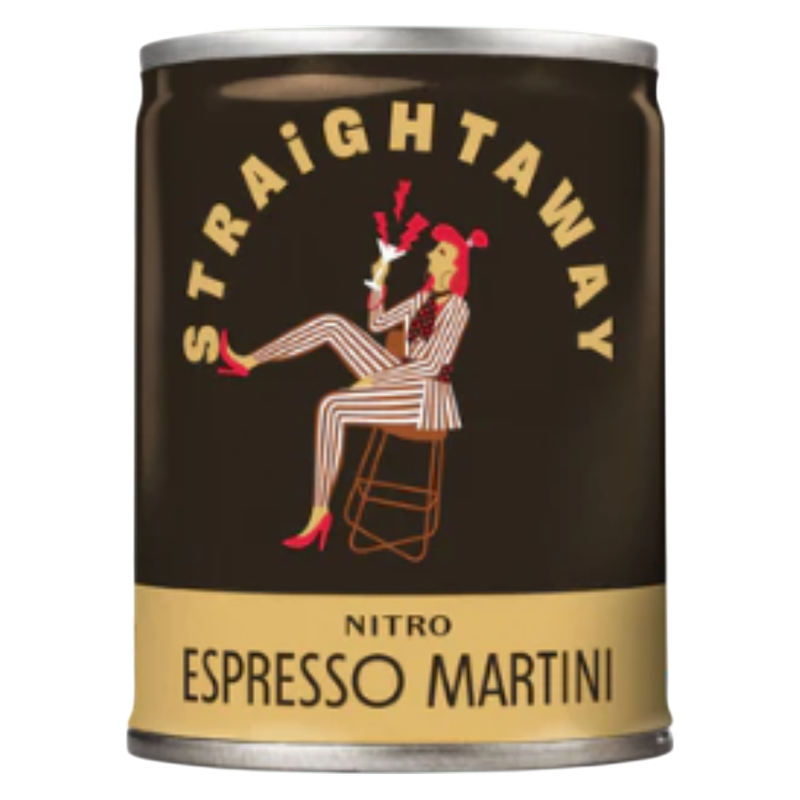 Straightaway Cocktails Espresso Martini 100ml Can 20% ABV