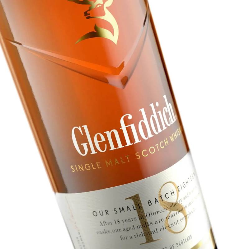 Glenfiddich 18 Year Old Single Malt Scotch Whisky 750 ml