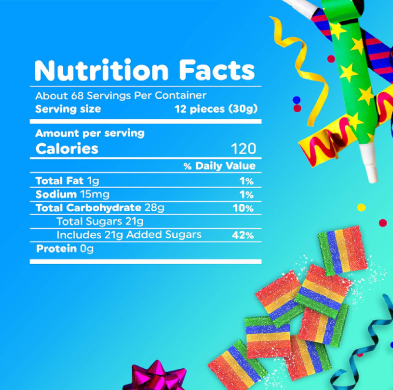 Airheads Xtremes Sourfuls Rainbow Berry Bites, 6oz