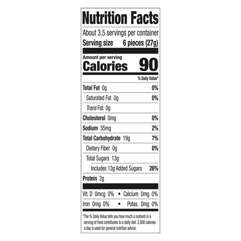 Fruit Stripe Gummy Candy 3.25oz