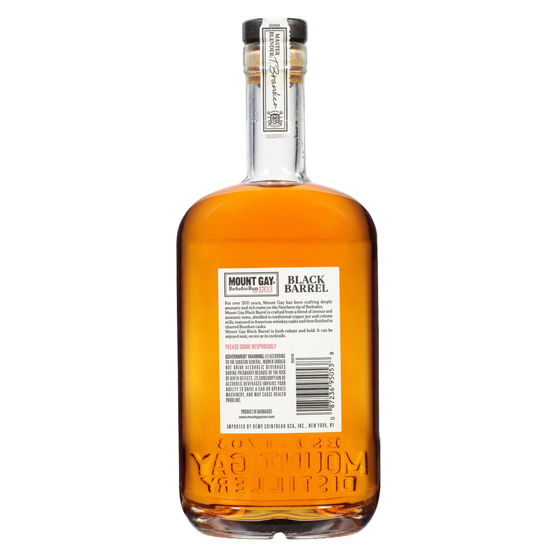 Mount Gay Black Barrel Double Cask Blend Rum 750ml