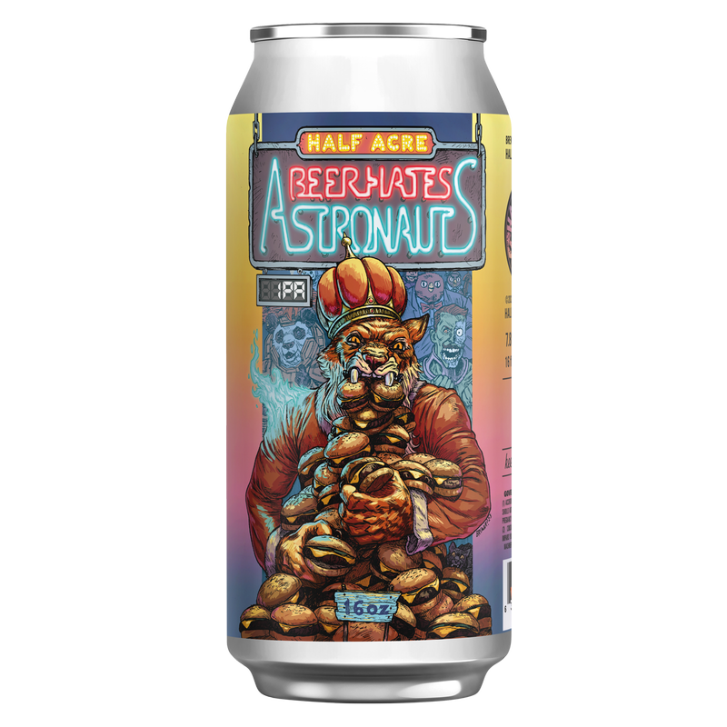 Half Acre Beer Hates Astronauts IPA 4pk 16oz Can 7.8% ABV