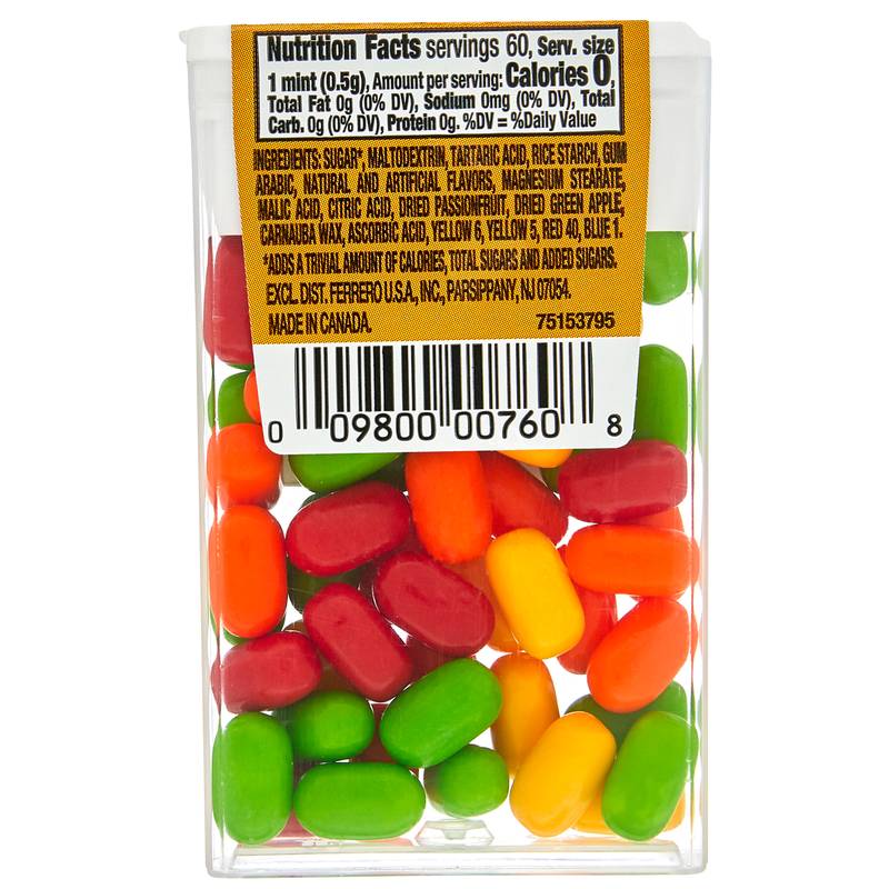 Tic Tac Fruit Adventure 1oz