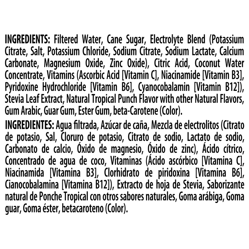 BODYARMOR FLASH I.V. Tropical Punch 20oz Btl