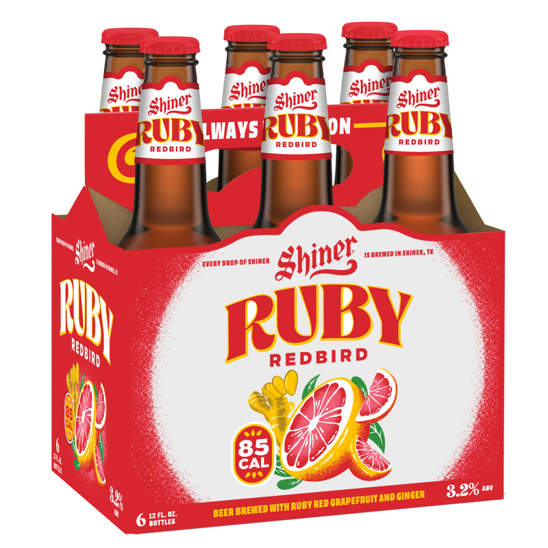 Shiner Bock Ruby Redbird 6pk 12oz Btl 4% ABV