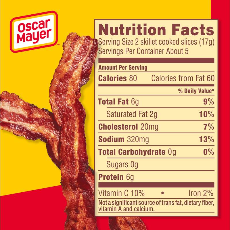 Oscar Mayer Naturally Hardwood Smoked Bacon - 8oz