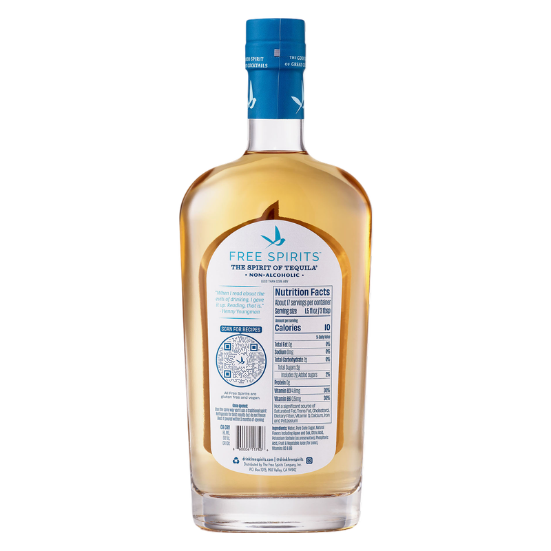 Free Spirits Non-Alcoholic Tequila 750ml