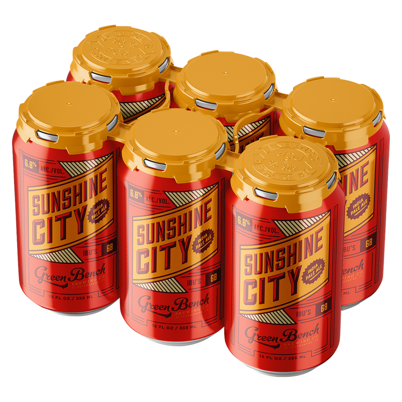 Green Bench Sunshine City IPA 6pk 12oz Can 6.8% ABV