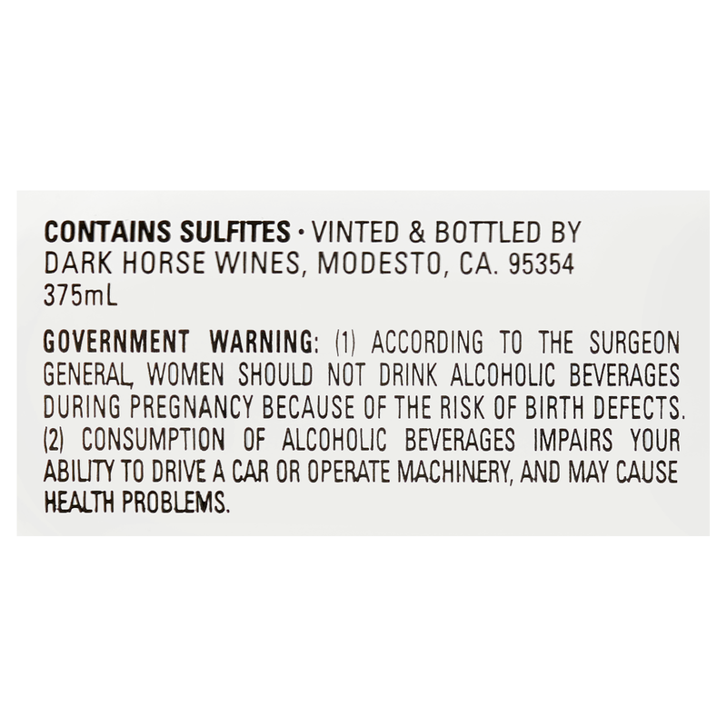 Dark Horse Pinot Grigio 375 ml Can