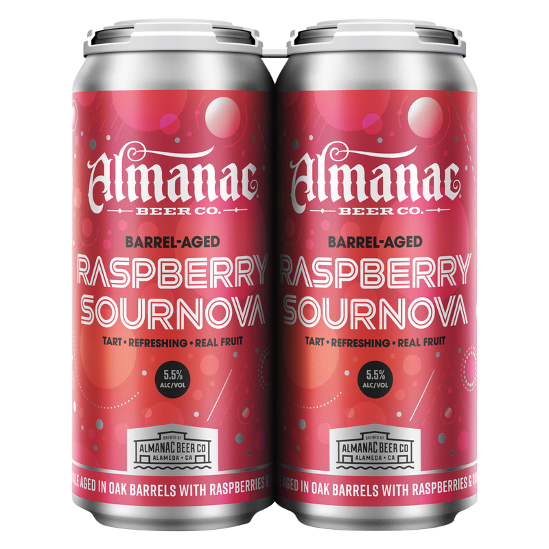Almanac Sournova Series - Raspberry Sournova 4pk 16oz Can