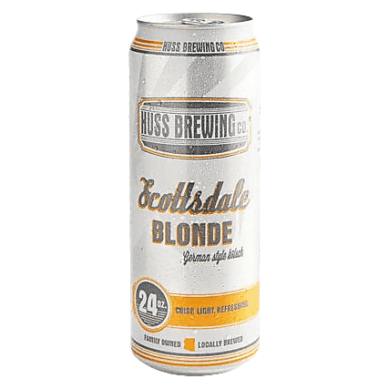Huss Brewing Scottsdale Blonde Ale Single 24oz Can
