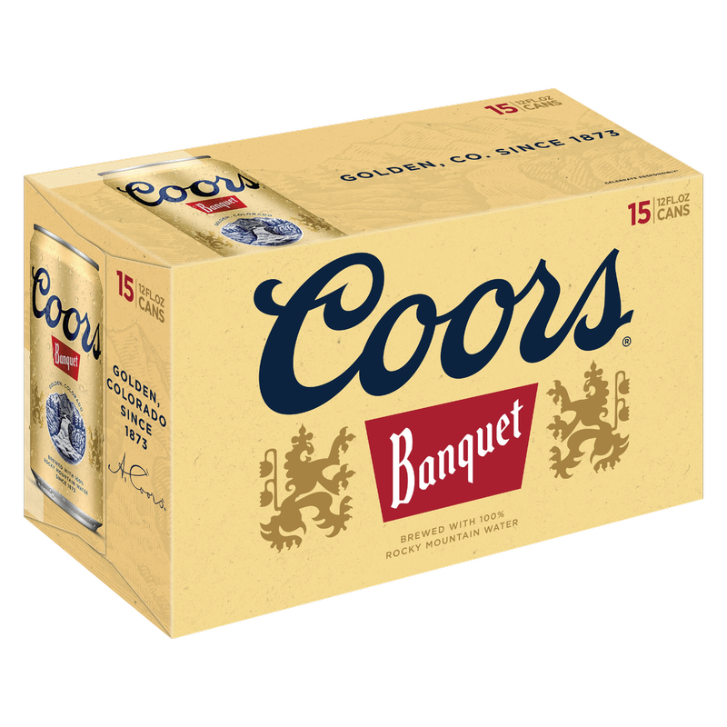 Coors Banquet 15pk 12oz Can 5.0% ABV