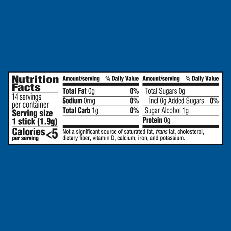 Trident Original Flavored Gum, 14pc