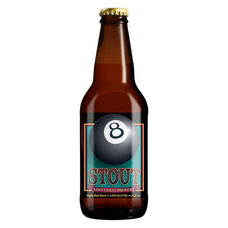 Lost Coast Brewingt 8-ball Stout 6pk 12oz Btl