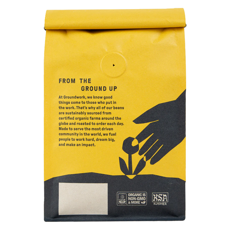 Groundwork Venice Organic Whole Bean Blend 12oz Bag