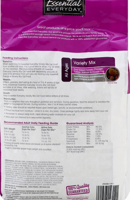 Essential Everyday Variety Mix Cat Food 3lb