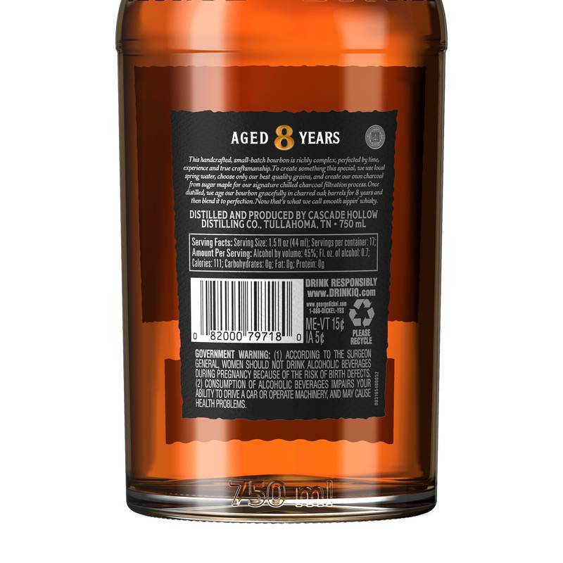 George Dickel 8 Yr Small Batch Bourbon 750ml (90 Proof)