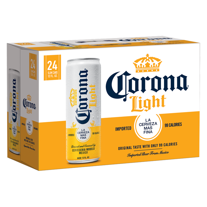 Corona Light 24pk 12oz Can 4% ABV