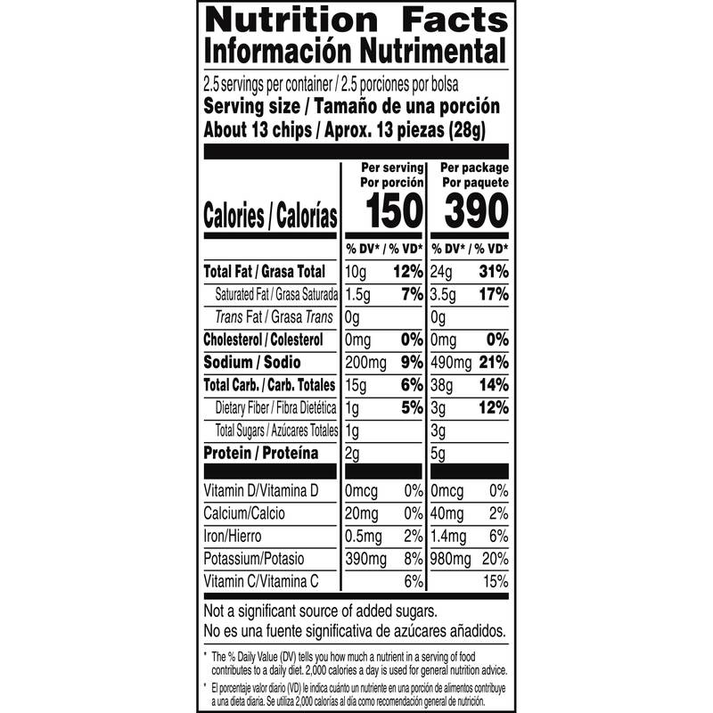 Ruffles Sabritas Queso Potato Chips 2.5oz