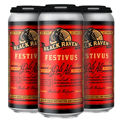 Black Raven Fesitvus Holiday Ale 4pk 16oz Can